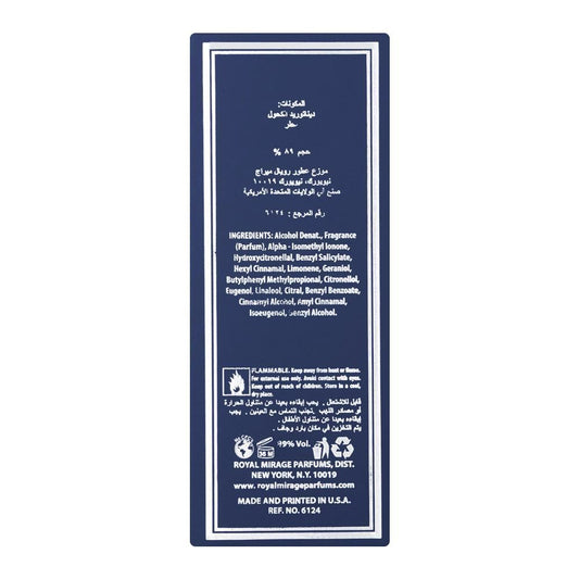 Royal Mirage 2 Eau De Toilette, 120ml | United States | Fragrance For Men
