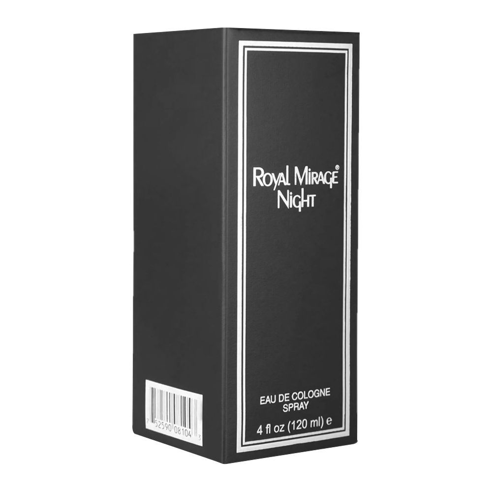 Royal Mirage Night Eau De Cologne, 120ml | United States | For Men & Women