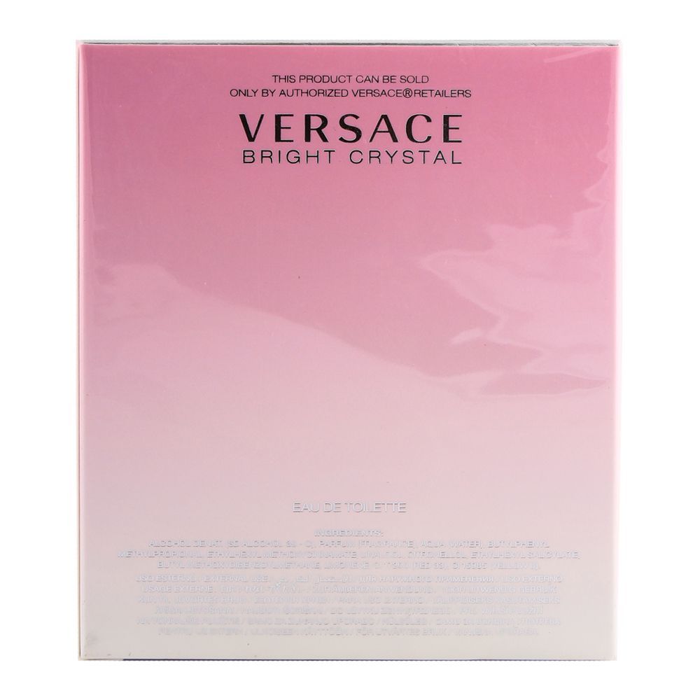 Versace Bright Crystal Eau de Toilette, 90ml | Italy | Fragrance For Women