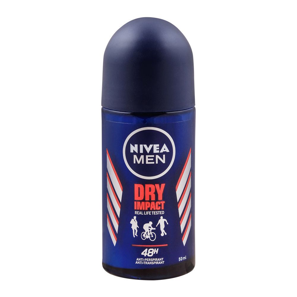 Nivea Men 48H Dry Impact Anti-Perspirant Roll On Deodorant | Germany | Dedorant for Men.