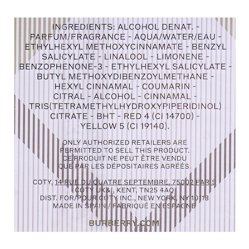 Burberry Brit For Her Eau De Toilette, 100ml | Germany | Fragrance For Women