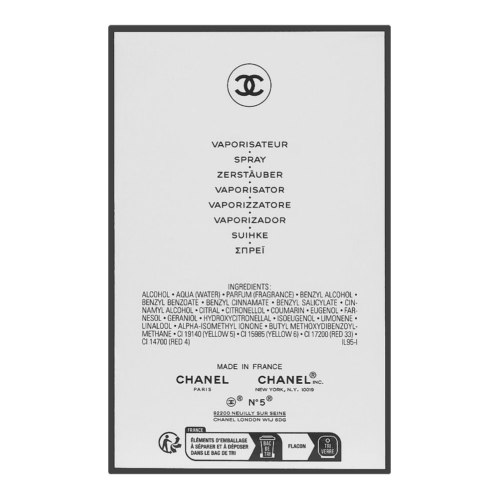 Chanel 5, Eau De Parfum, 100ml | France | Fragrance For Women
