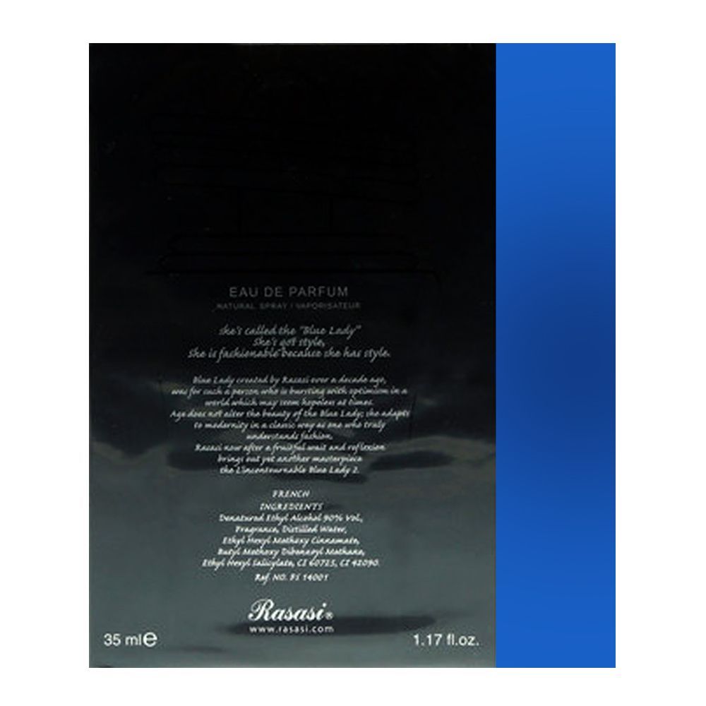 Rasasi Blue 2 Lady Perfume | United Arab Emirates | Fragrance for Men