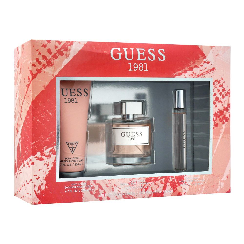 Guess 1981 Eau De Toilette Gift Set For Women | Turkey | Fragrance For Women.