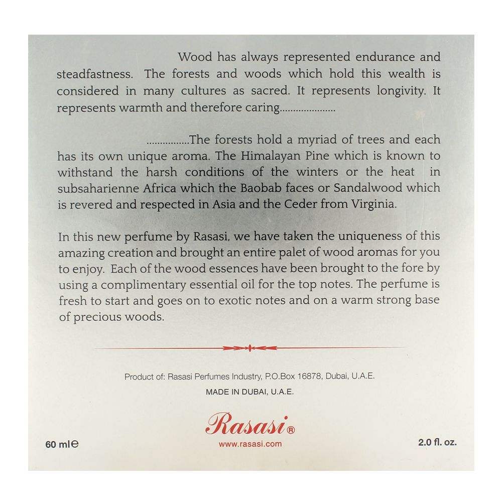 Rasasi Woody | United Arab Emirates | Fragrance for Men