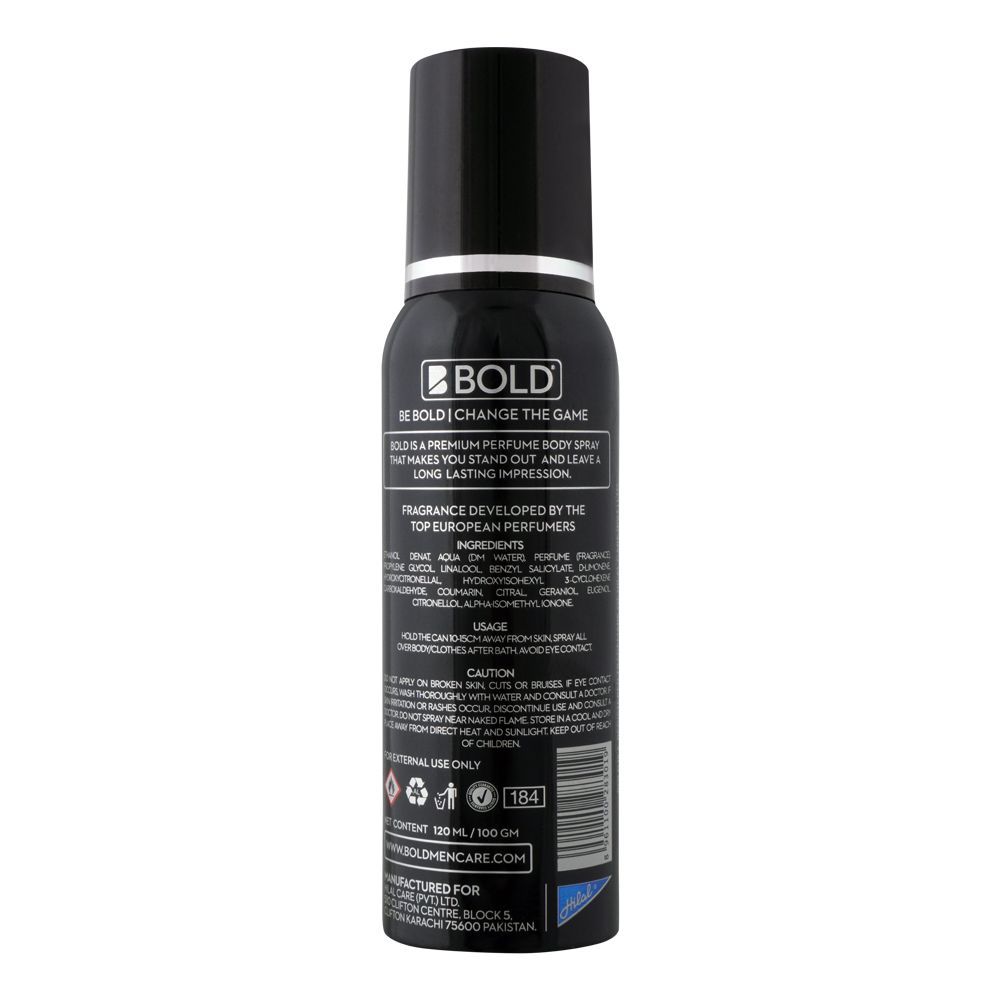 Bold Intense Perfumed Body Spray| Deodorant | For Men