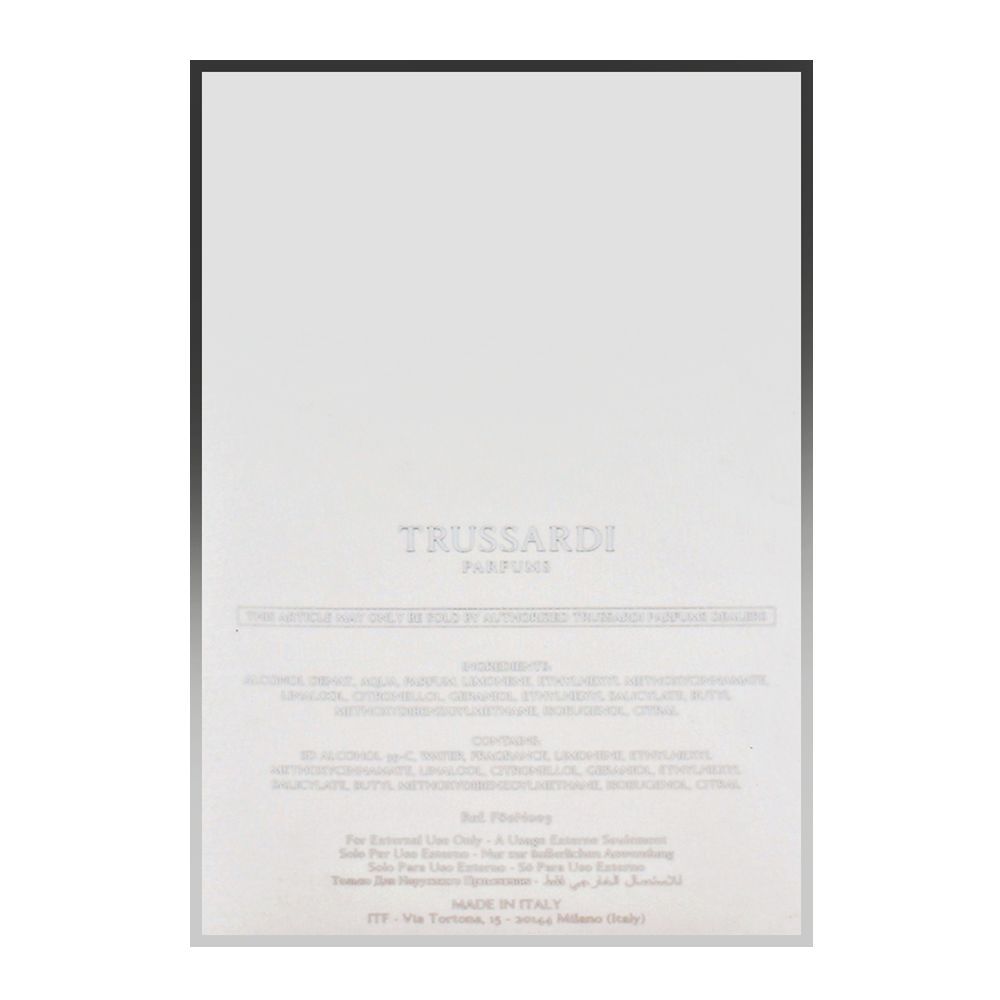 Trussardi Donna Eau De Toilette | Italy | Fragrance For Women.