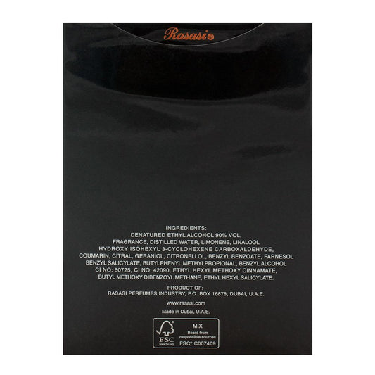 Rasasi Shuhrah Pour Homme EDP| United Arab Emirates | Fragrance for Men