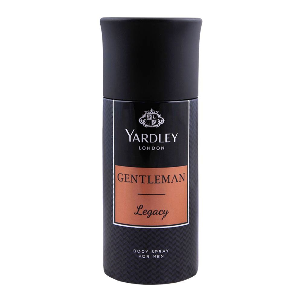 Yardley Gentleman Legacy Deodorant Body Spray |United Kingdom | For Men.