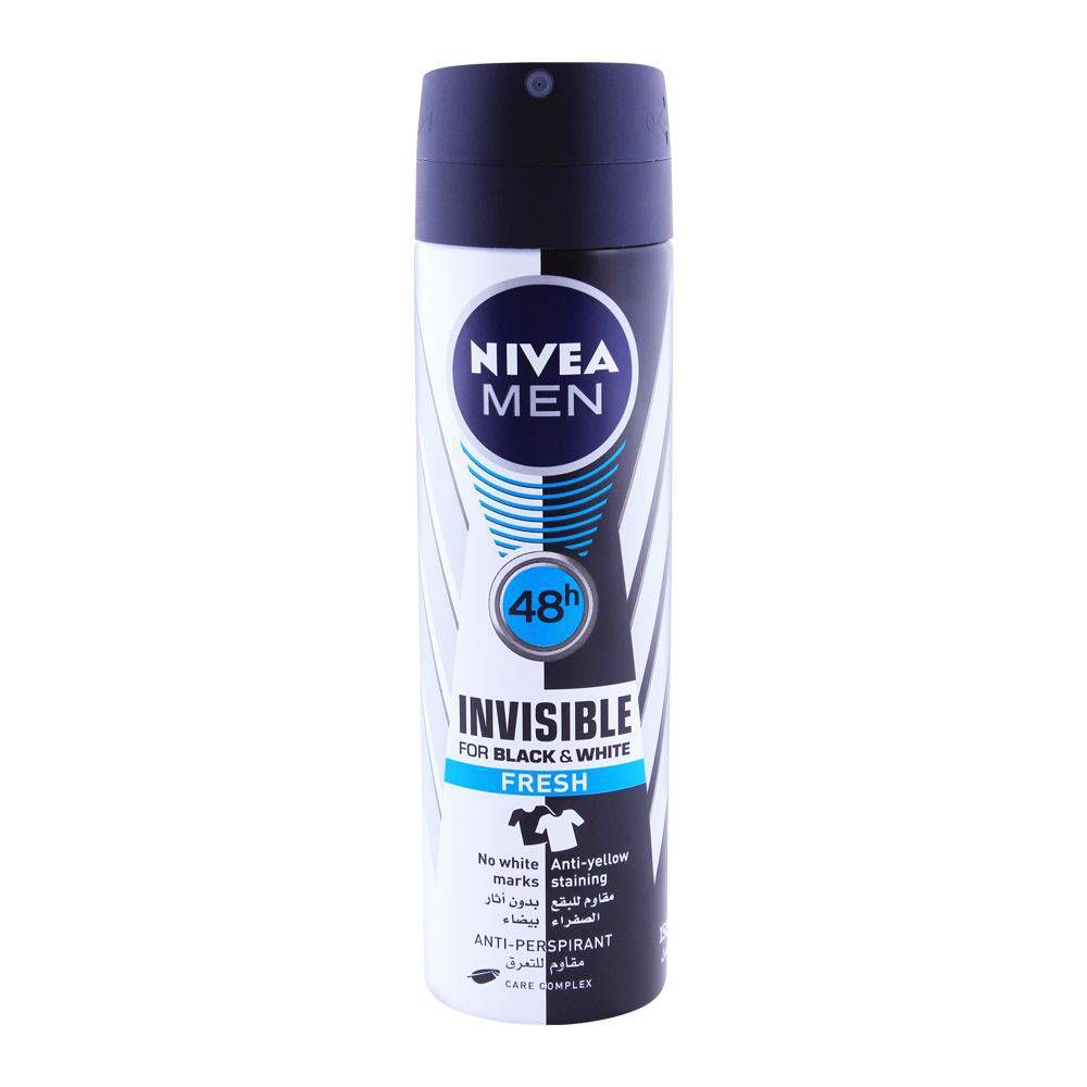 |Nivea Men 48H Invisible Deodorant Spray, For Black & White Germany | Dedorant for Men.