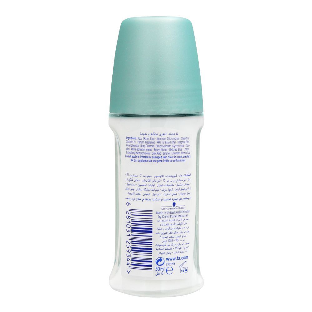 Fa 48H Protection Soft & Control Fresh Jasmine Scent Roll-On Deodorant| Deodorant | For Women