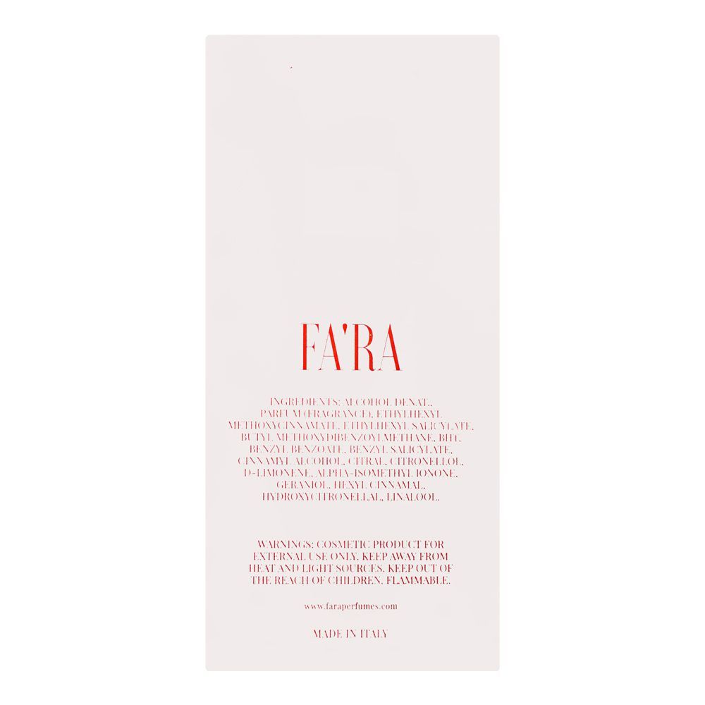 Fa'ra True Love For Women Eau De Parfum | France | Fragrance For Women
