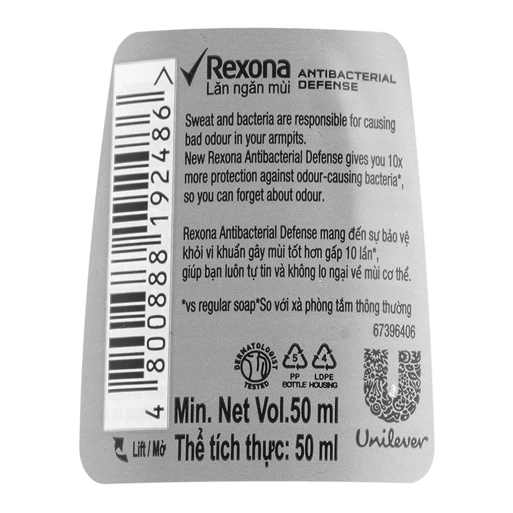 Rexona Men Motion Sense Antibacterial Defense 48 Hours Anti-Perspirant Roll On| Deodorant | For Men