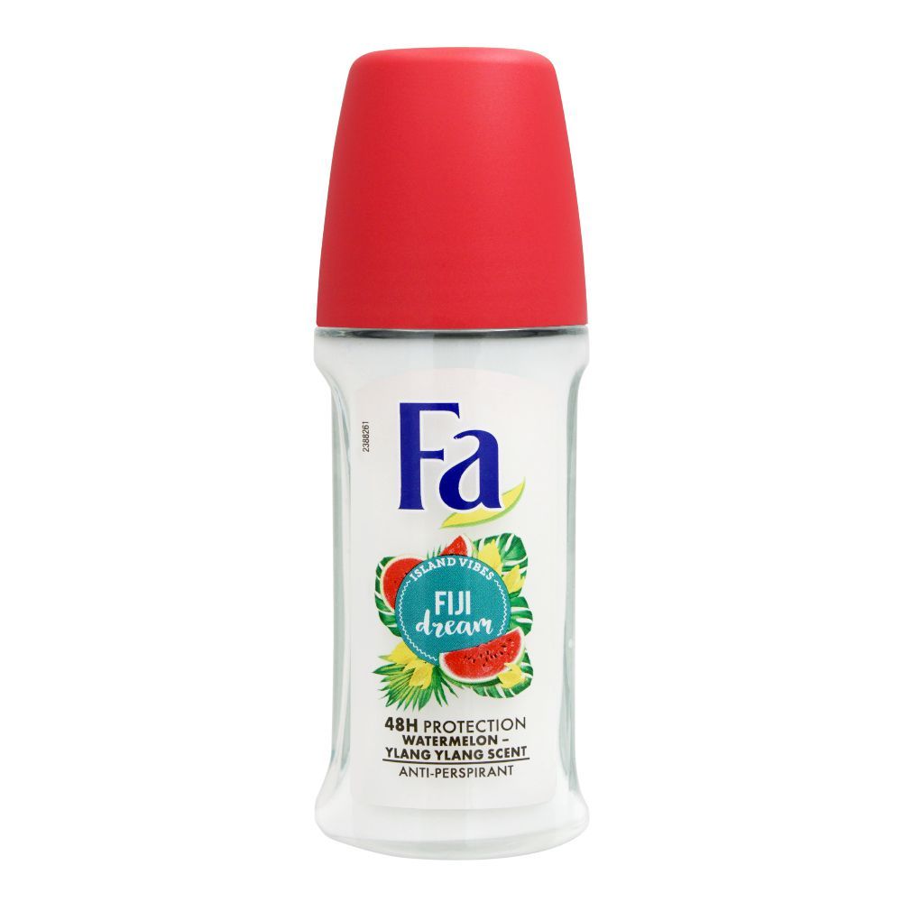 Fa 48H Protection Island Vibes Fiji Dream Watermelon Ylang Ylang Scent Roll-On Deodorant| Deodorant | For Women