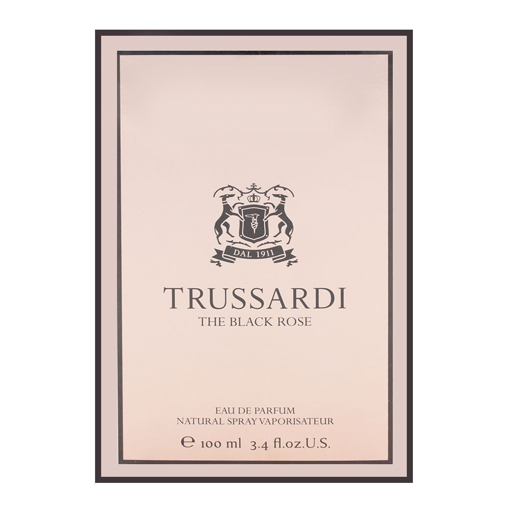 Trussardi The Black Rose Eau De Parfum| Italy | Fragrance For Women.