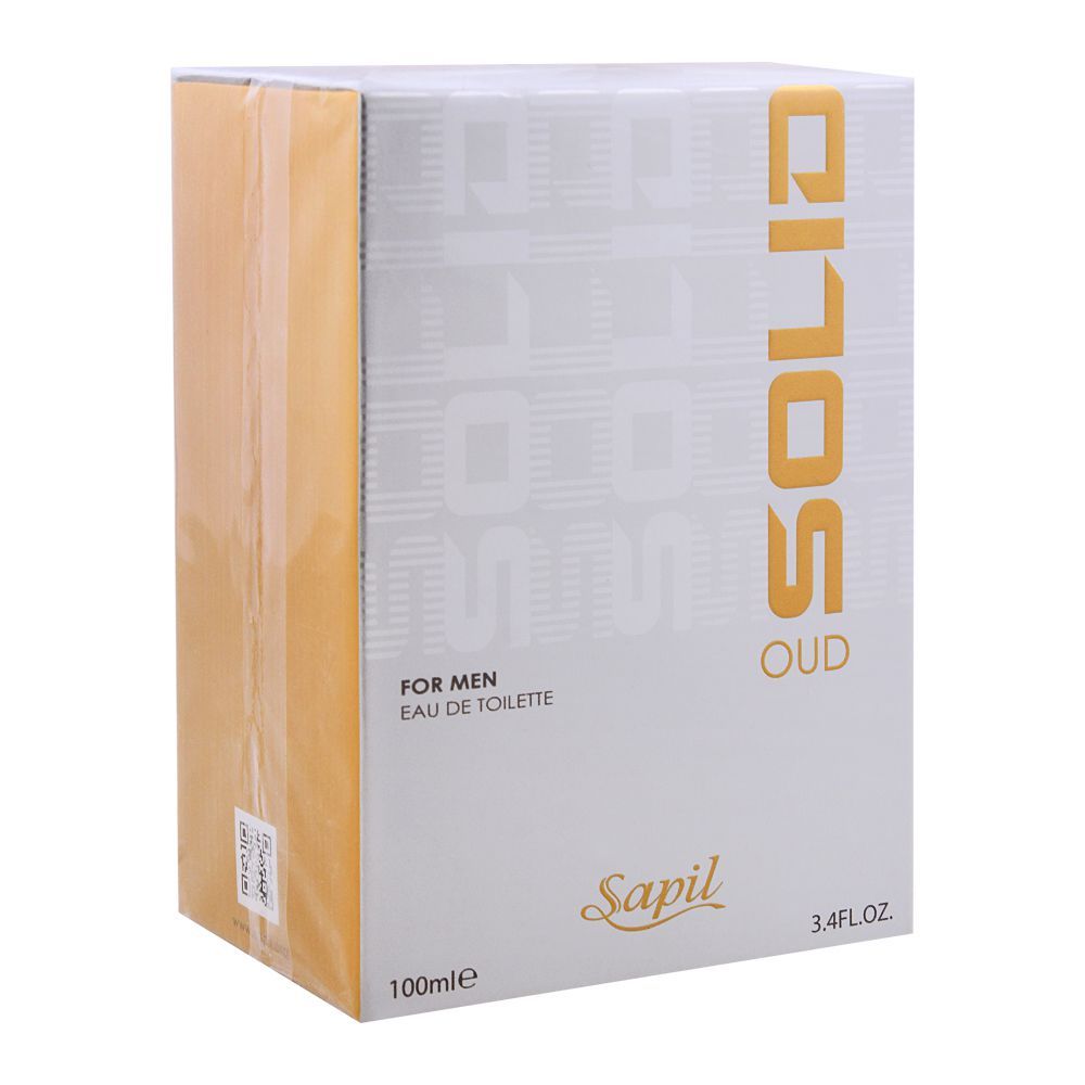 Sapil Solid Oud For Men Eau De Toilette | United Arab Emirates| Fragrances For Men.
