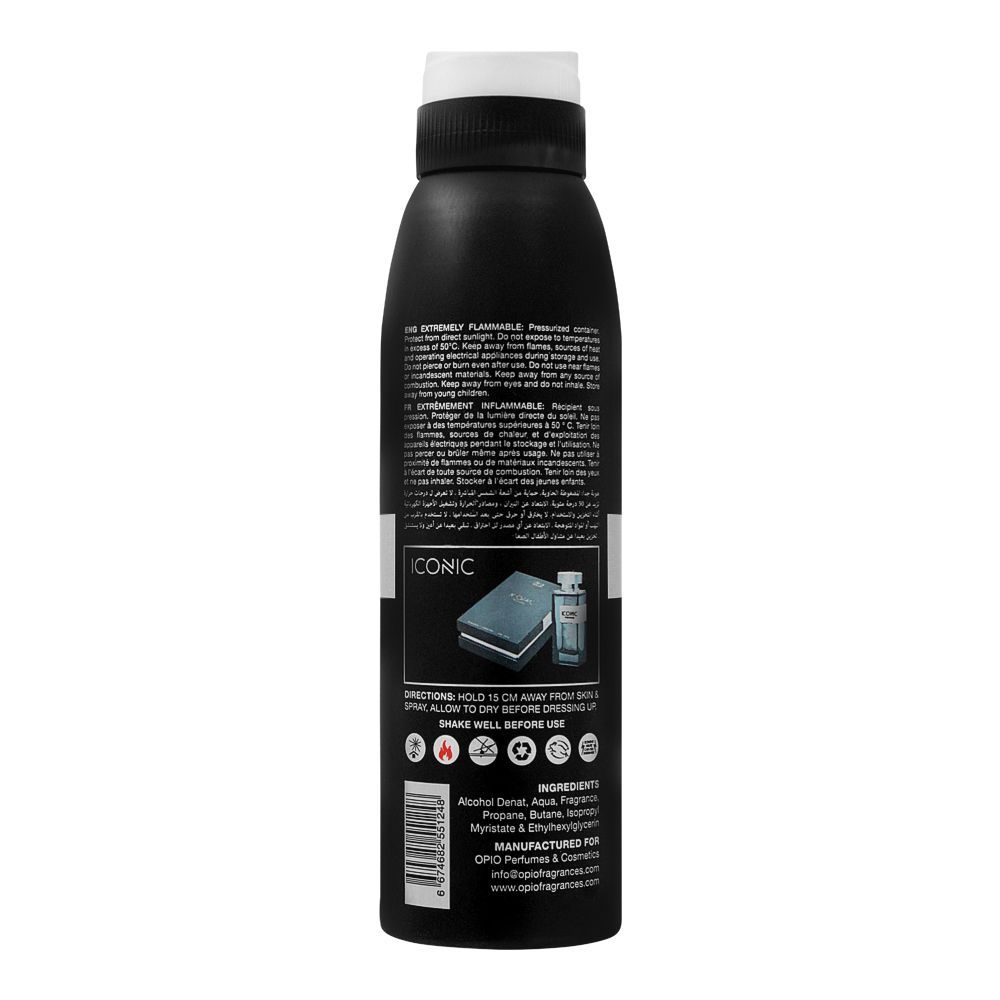 Opio Iconic Pour Homme Deodorant Body Spray| United Arab Emirates | For Men