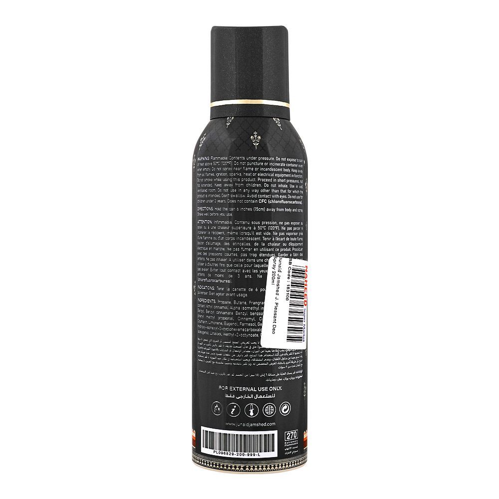 Junaid Jamshed Pleasant Deodorant Spray | J. Fragrances | For Women