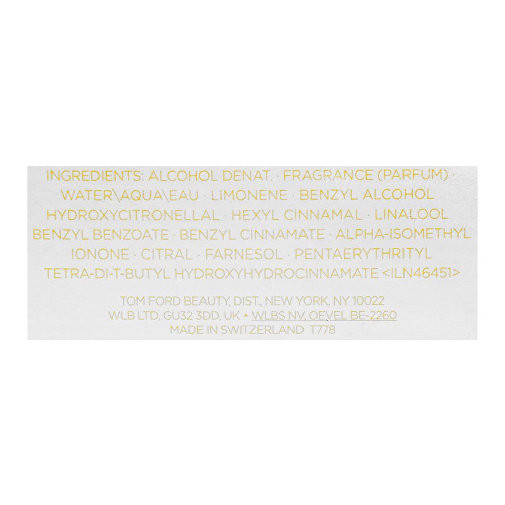 Tom Ford Metallique Eau De Parfum, 100ml | Switzerland | For Women