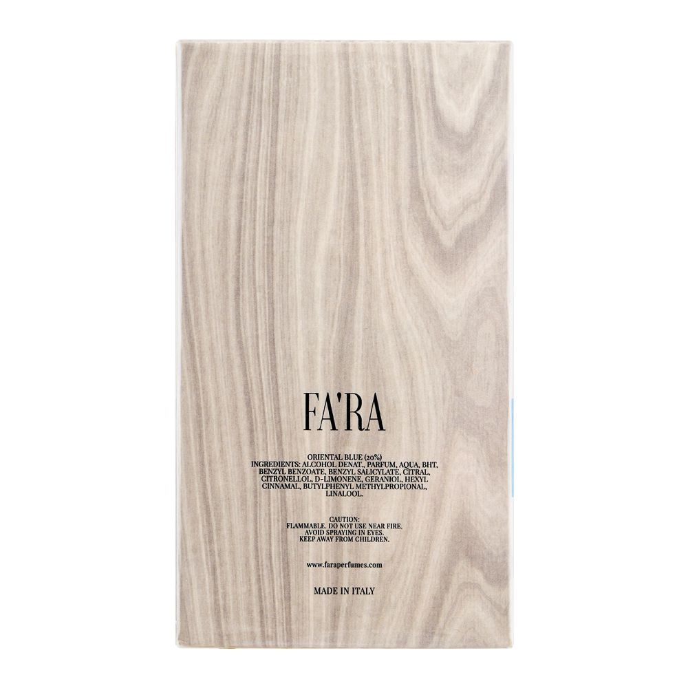 Fa'ra Oriental Blue Pour Femme Eau De Parfum | Italy | Fragrance For Women