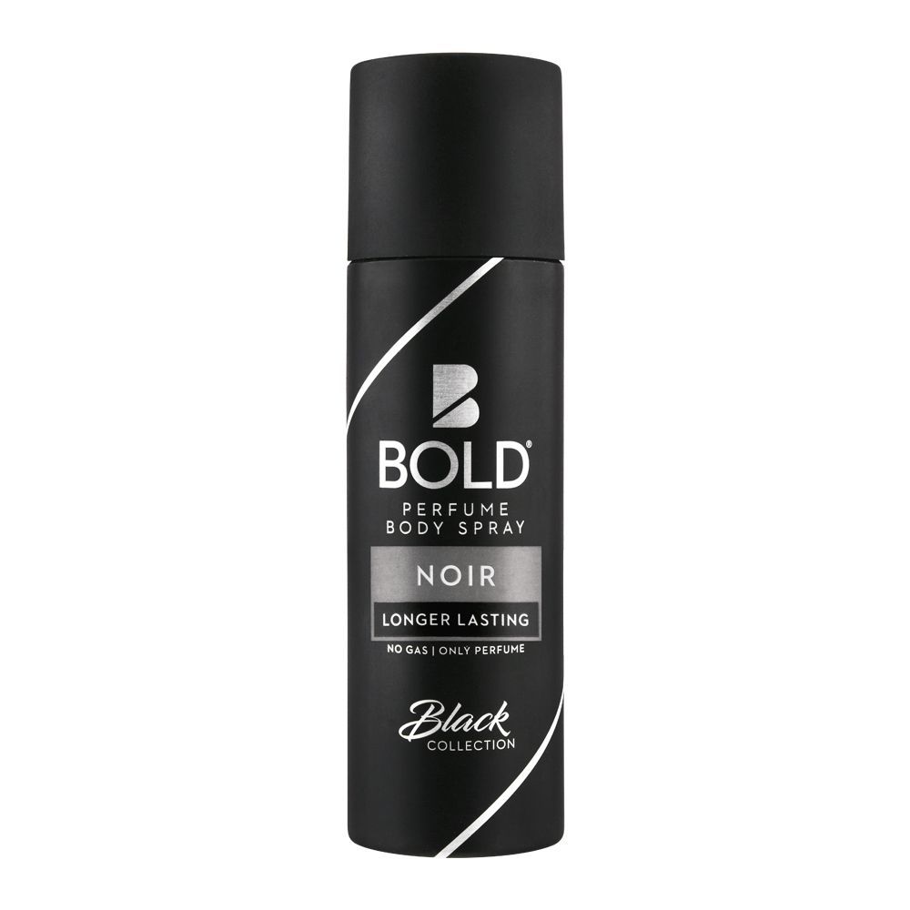 Bold Black Collection Noir Long Lasting Perfume Body Spray | Deodorant | For Men