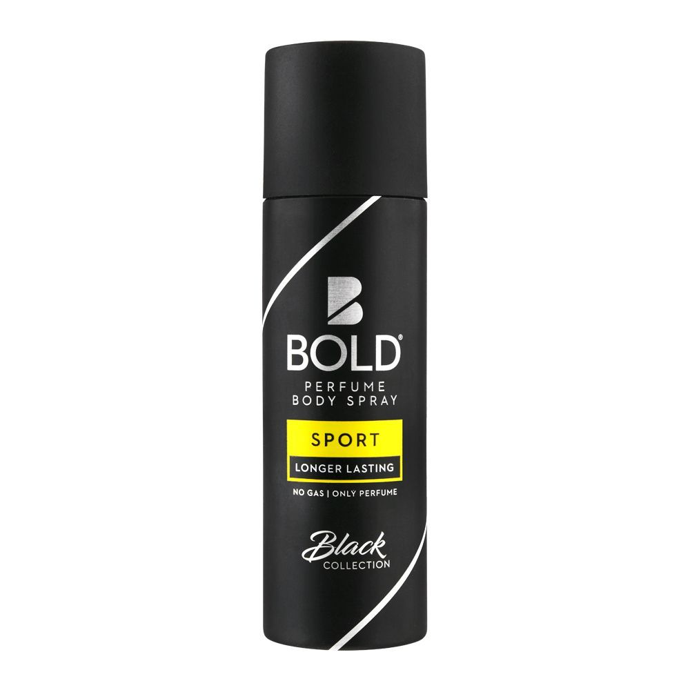 Bold Black Collection Sport Long Lasting Perfume Body Spray | Deodorant | For Men