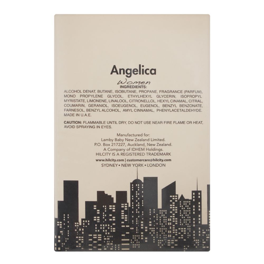 Hil City Angelica, Eau De Parfum, 100ml | New Zealand | Fragrance For Women