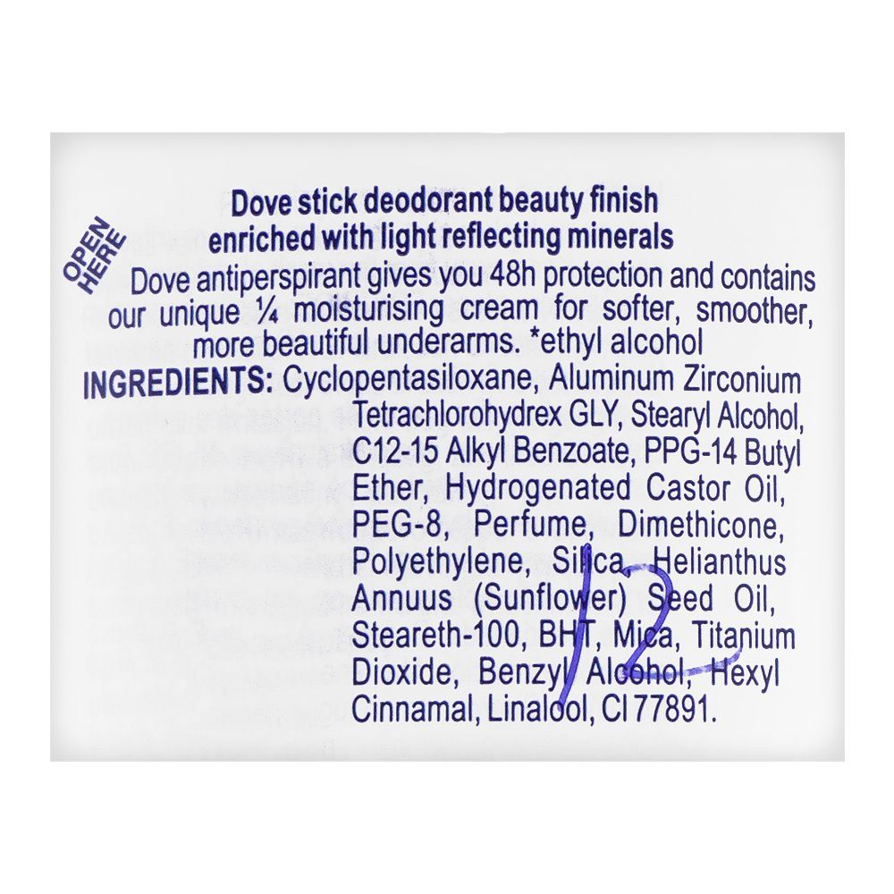 Dove Beauty Finish Anti Perspirant Deodorant Stick | Dove | For Women