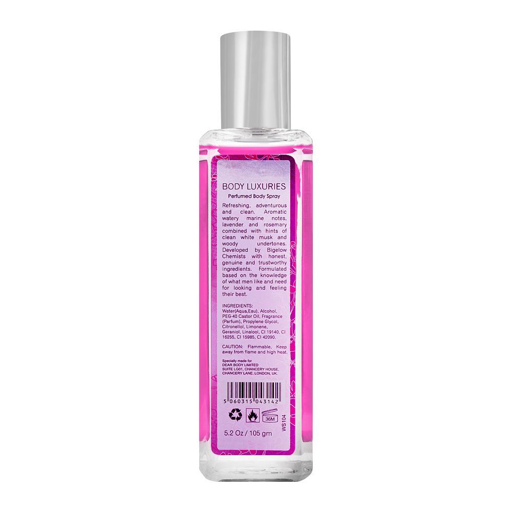 Body Luxuries Beautiful Perfumed Body Spray| United Kingdom | For Women