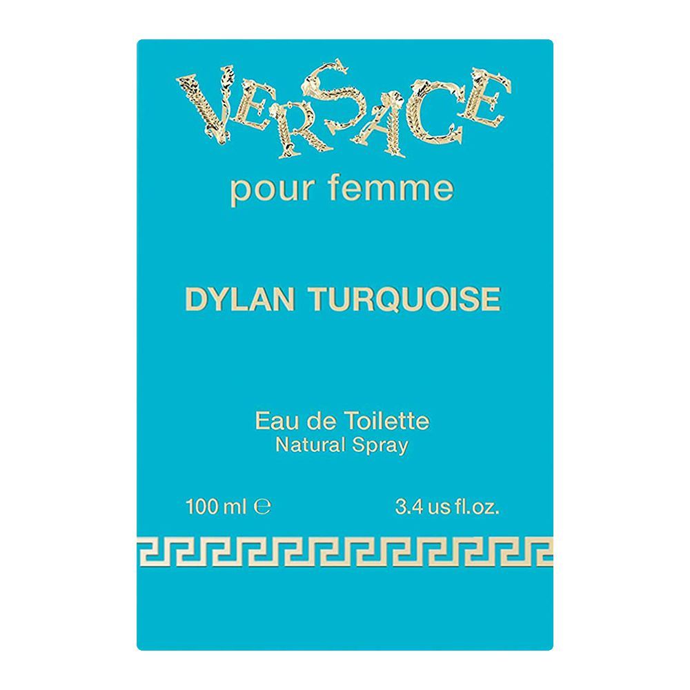 Versace Dylan Turquoise Pour Femme Eau De Toilette, 100ml | Italy | Fragrance For Women