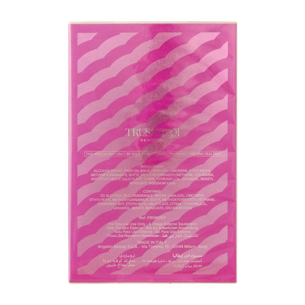 Trussardi Sound Of Donna Eau De Parfum| Italy | Fragrance For Women.