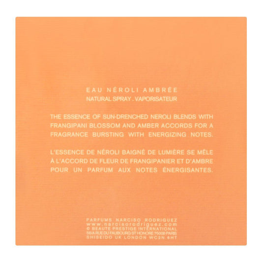 Narciso Rodriguez Narciso Eau Neroli Ambree Eau de Toilette, 90ml | France | Fragrance For Women