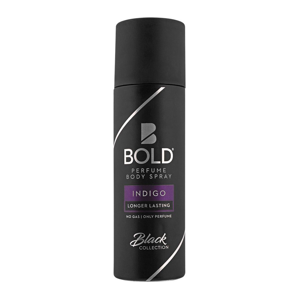 Bold Black Collection Indigo Long Lasting Perfume Body Spray| Deodorant | For Men