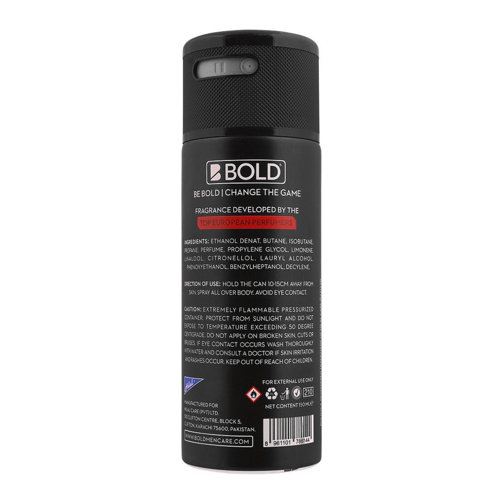 Bold Wild Long Lasting Deodorant Body Spray, For Men| Deodorant | For Men