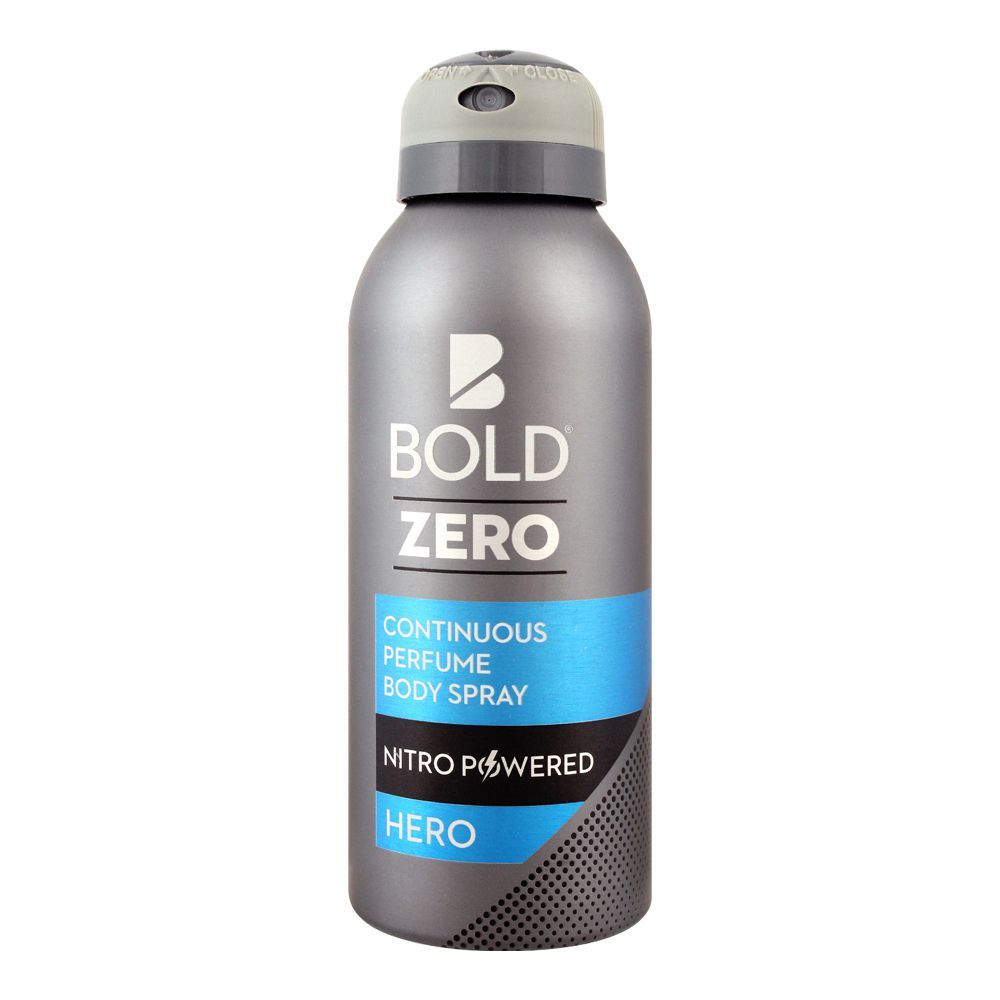 Bold Zero Hero Continuous Perfume Body Spray| Deodorant | For Men.