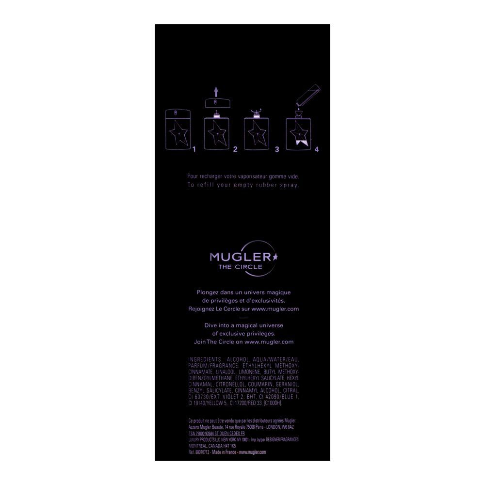 Thierry Mugler A Men EDT Flacon Recharge Refill Bottle | France | Fragrance For men
