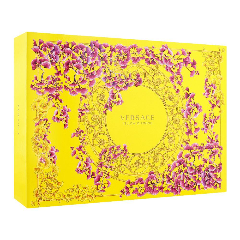 Versace Yellow Diamond Set Eau De Parfum 90ml + Shower Gel + Body Lotion + Beauty Pouch | China | Fragrance For Women