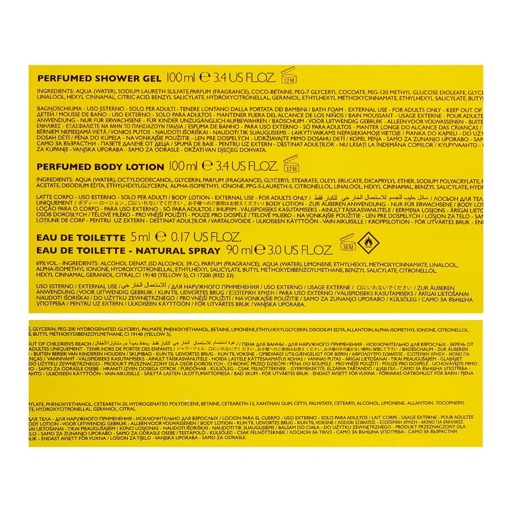 Versace Yellow Diamond Set Eau De Parfum 90ml + Shower Gel + Body Lotion + Beauty Pouch | China | Fragrance For Women