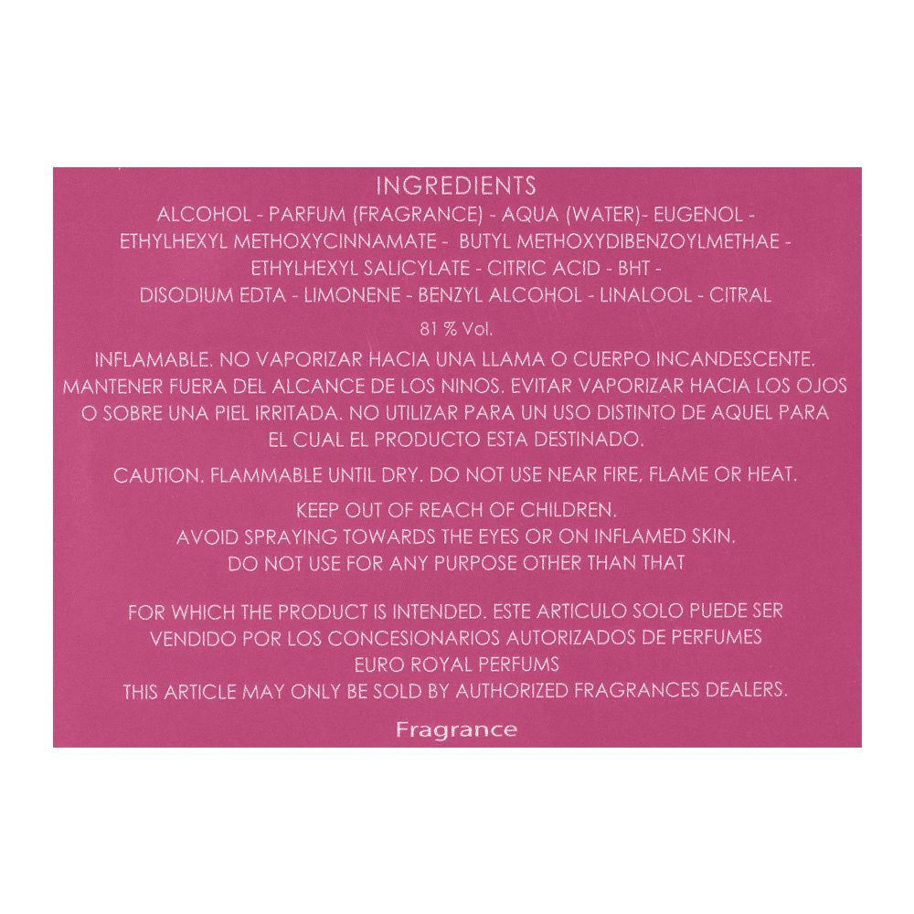 Giorgio Pink Special Edition Eau De Parfum, 100ml | France | Fragrance For Women