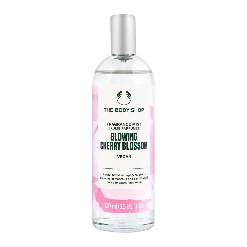 The Body Shop Glowing Cherry Blossom Vegan Fragrance Mist| United Kingdom | Fragrance For Women