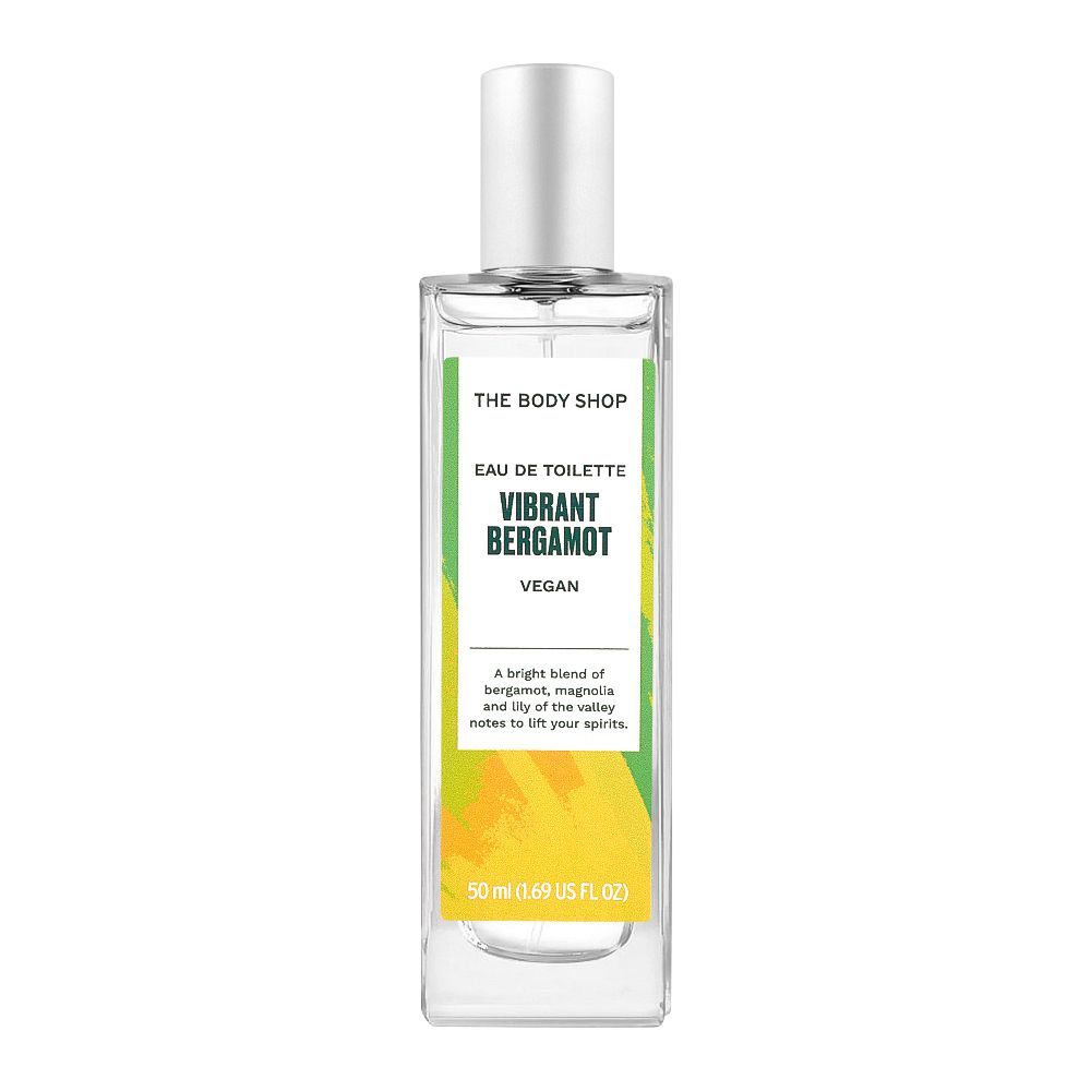 The Body Shop Vibrant Bergamot Vegan, Eau De Toilette | United Kingdom| Fragrance For Women