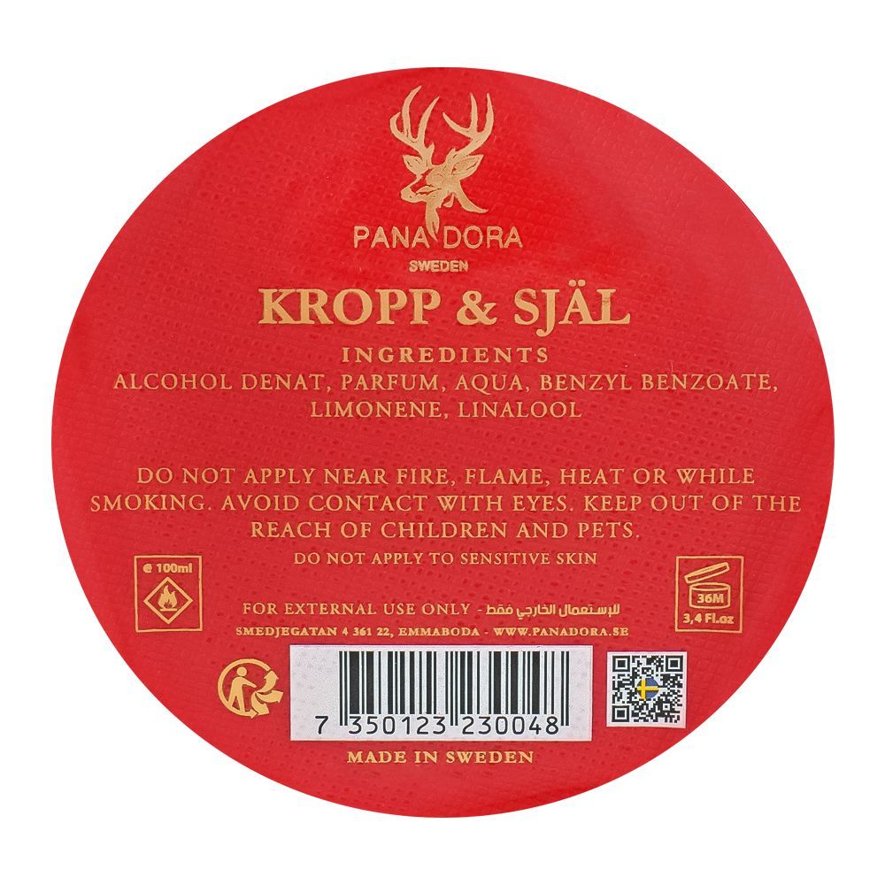 Pana Dora Sweden Kropp & Sjal Eau De Parfum | Sweden | Fragrance For Men & Women.