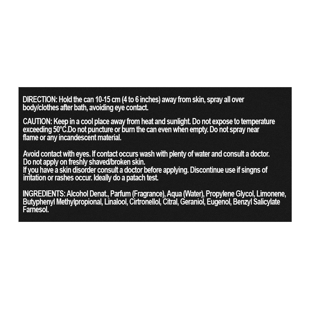 Fogg Fine Brazilian Burst Fragrance Body Spray |United Arab Emirates | For Men