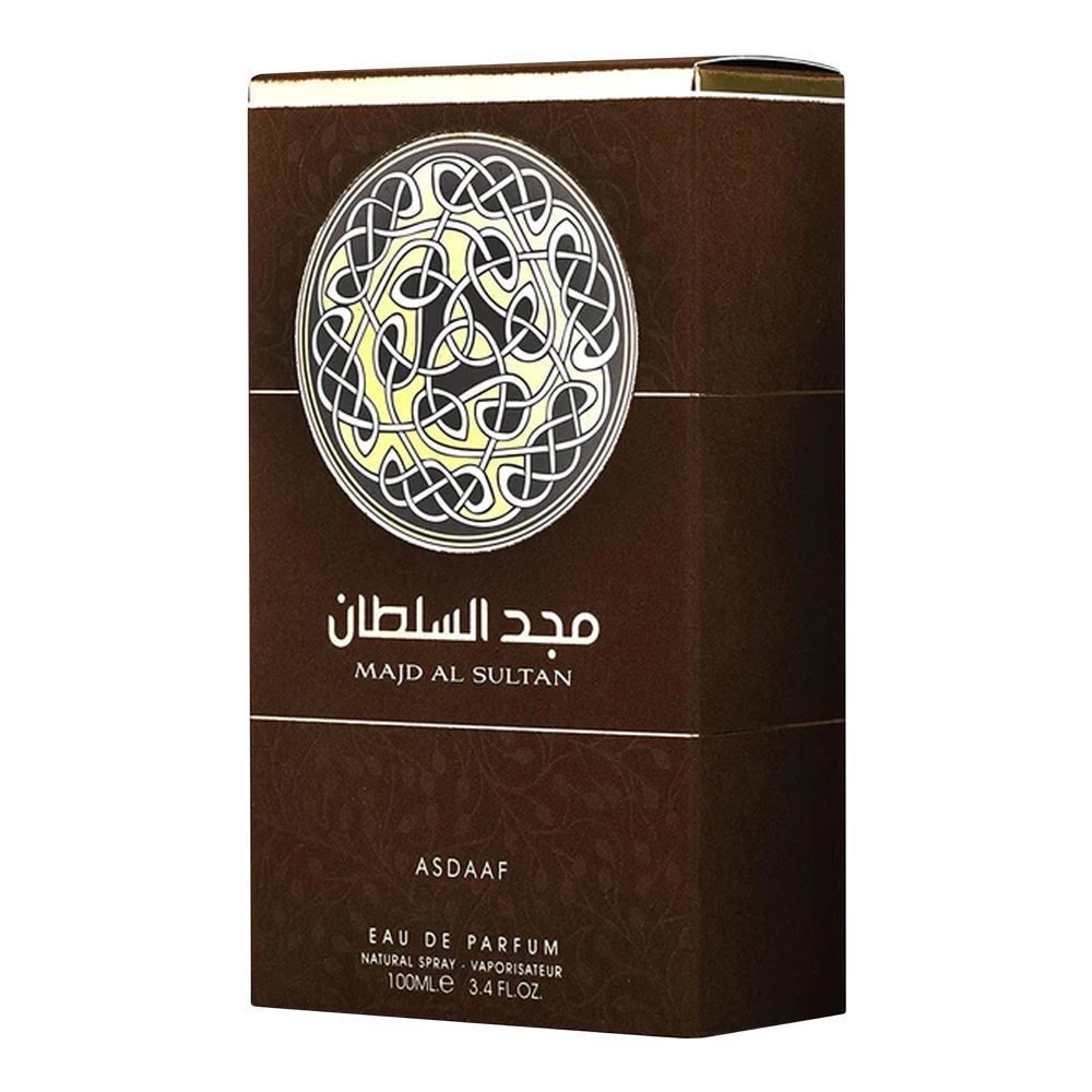 Asdaaf Majd Al Sultan Black Intense Eau De Parfum For Men| France | Fragrance For men.
