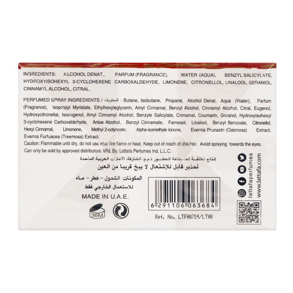 Lattafa Mahasin Crystal Eau De Parfum| United Arab Emirates | For Women