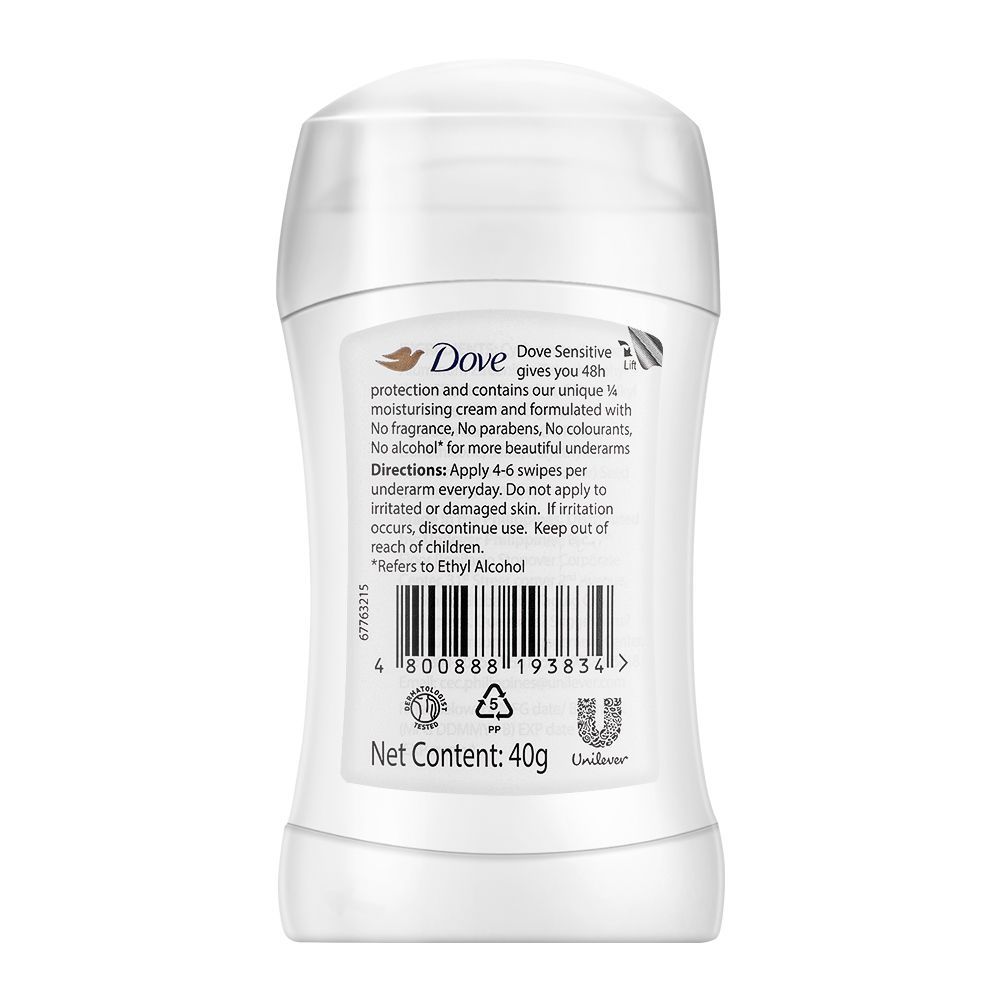 Dove 48H Invisible Dry Anti-Perspirant Deodorant Stick, 0% Alcohol | Dove | For Women