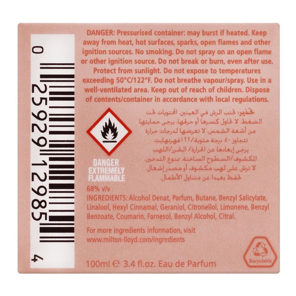 Milton Lloyd Color Me Pearl Femme Eau De Parfum, 100ml | United Kingdom | Fragrance For Women