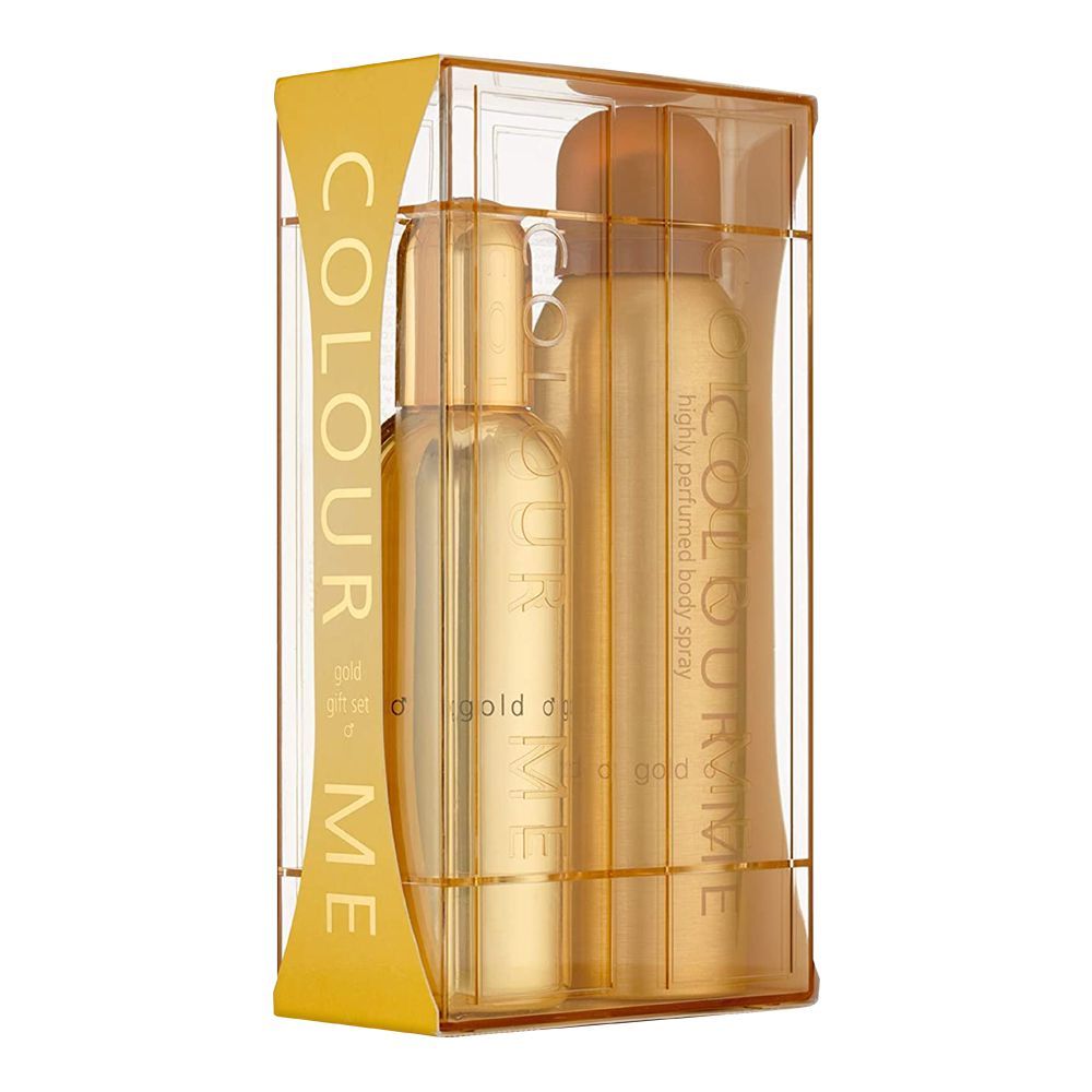 Milton Lloyd Color Me Gold Homme Set For Men | United kingdom| perfume For Men.