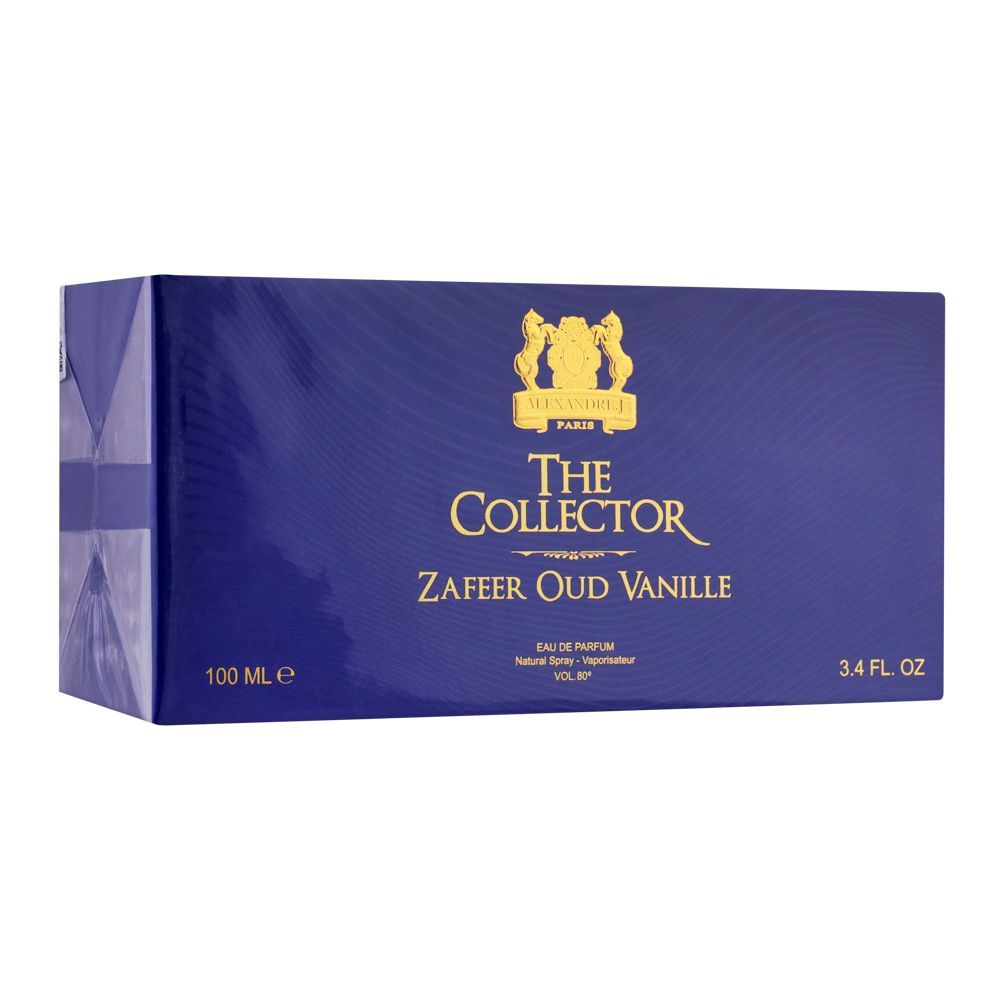 Alexandre.J The Collector Zafeer Oud Vanille Eau De Parfum | United Arab Emirates| perfume For Men.