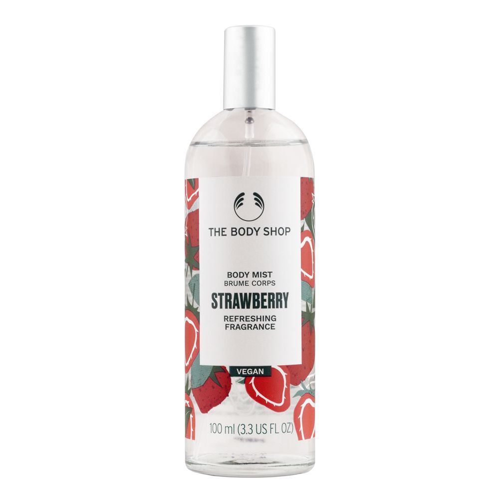 The Body Shop Strawberry Refreshing Body Mist, Vegan | Italy | Fragrance For Women